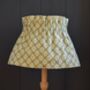 Dolly Green Ikat Scrunchie Lampshade, thumbnail 1 of 2