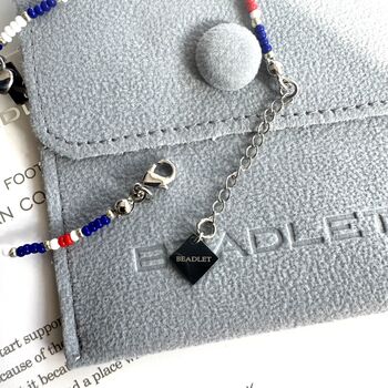 Rangers Football Club Fan Bead Bracelet With Charms, 5 of 5