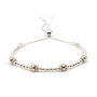 40th Birthday 9ct Gold And Silver Milestone Bracelet, thumbnail 5 of 10