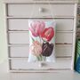 Tulip Flower Print Decorative Lavender Sachet Gift, thumbnail 1 of 7