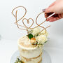 Personalised Couple Wire Cake Topper, thumbnail 1 of 4