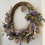 Handcrafted Artisan Provence Dried Flower Wreath, thumbnail 1 of 6