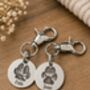 Paw Or Nose Print Keyring, Made From Your Own Photo, thumbnail 1 of 4