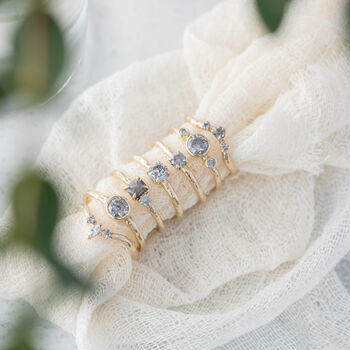 'Giselle' Salt And Pepper Diamond Engagement Ring, 11 of 11