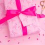 Origami Flamingo Wrapping Paper With Tags, thumbnail 4 of 5