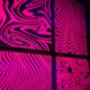 Psychedelic Swirl Uv Glow Clear Acrylic Vinyl Decor, thumbnail 4 of 5