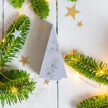 Pastel And Silver Jesmonite Christmas Tree Decoration, 8 of 12