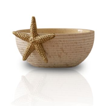 Stone Bowl With Brass Starfish Accent, 2 of 2