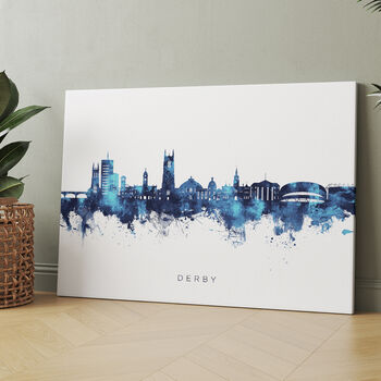 Derby City Skyline Cityscape Art Print, 7 of 12