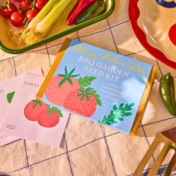 Father’s Day BBQ Garden Seed Kit – Grow Your Own Tomatoes, Chillies And Herbs. Birthday Options Available, 5 of 12
