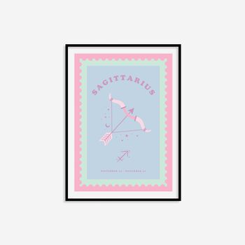 Children's Sagittarius Zodiac Print, 4 of 8