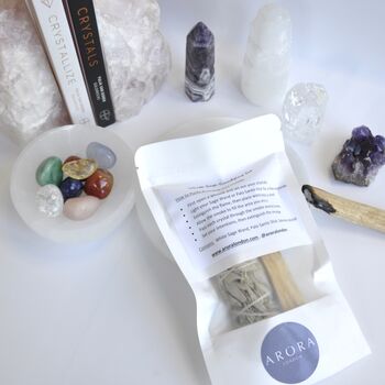 White Sage Smudging Kit For Crystal Cleansing, 2 of 4