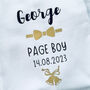 Personalised Flower Girl Page Boy Pyjamas, thumbnail 5 of 8