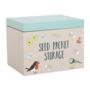 British Garden Birds Seed Packet Storage Box, thumbnail 2 of 5