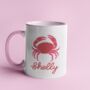 Crab Personalised Mug, Ocean Red Crab Gift, thumbnail 3 of 4