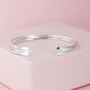 Smooth Cuff Set In Sterling Silver, thumbnail 1 of 8