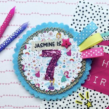 Personalised Fairy Birthday Badge, 2 of 4