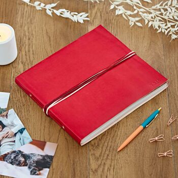 Personalised Distressed Coloured Leather Photo Albums, 7 of 11