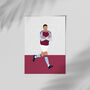 Morgan Rogers Aston Villa Print, thumbnail 3 of 4