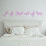 Set Of Six Horse Wall Stickers, thumbnail 1 of 4