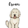 Cockapoo Personalised Dog Name And Personality Print, thumbnail 2 of 9