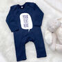 Speech Bubble Personalised Baby Rompersuit, thumbnail 1 of 6