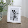 Silver Plated Narrow Hammered Photo Frame, thumbnail 3 of 3