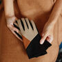 Colour Block Suede Touch Screen Gloves, thumbnail 2 of 10
