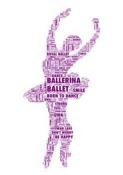 Ballerina Personalised Print, 3 of 4