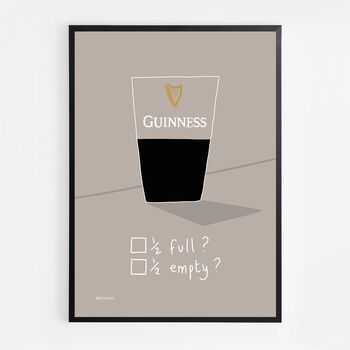 Guinness Half Full Print, 8 of 10