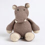 Sophia The Hippo Easy Cotton Knitting Kit, thumbnail 2 of 8
