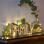 Free Standing Recycled Metal Family Sign, thumbnail 7 of 9