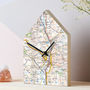 Personalised Map Location House Wall Clock, thumbnail 8 of 9