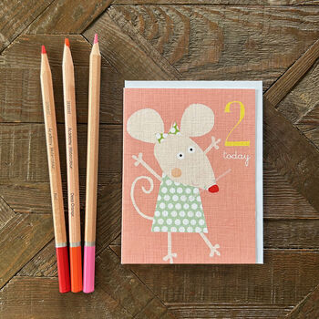 Mini Mouse 2nd Birthday Card, 4 of 5
