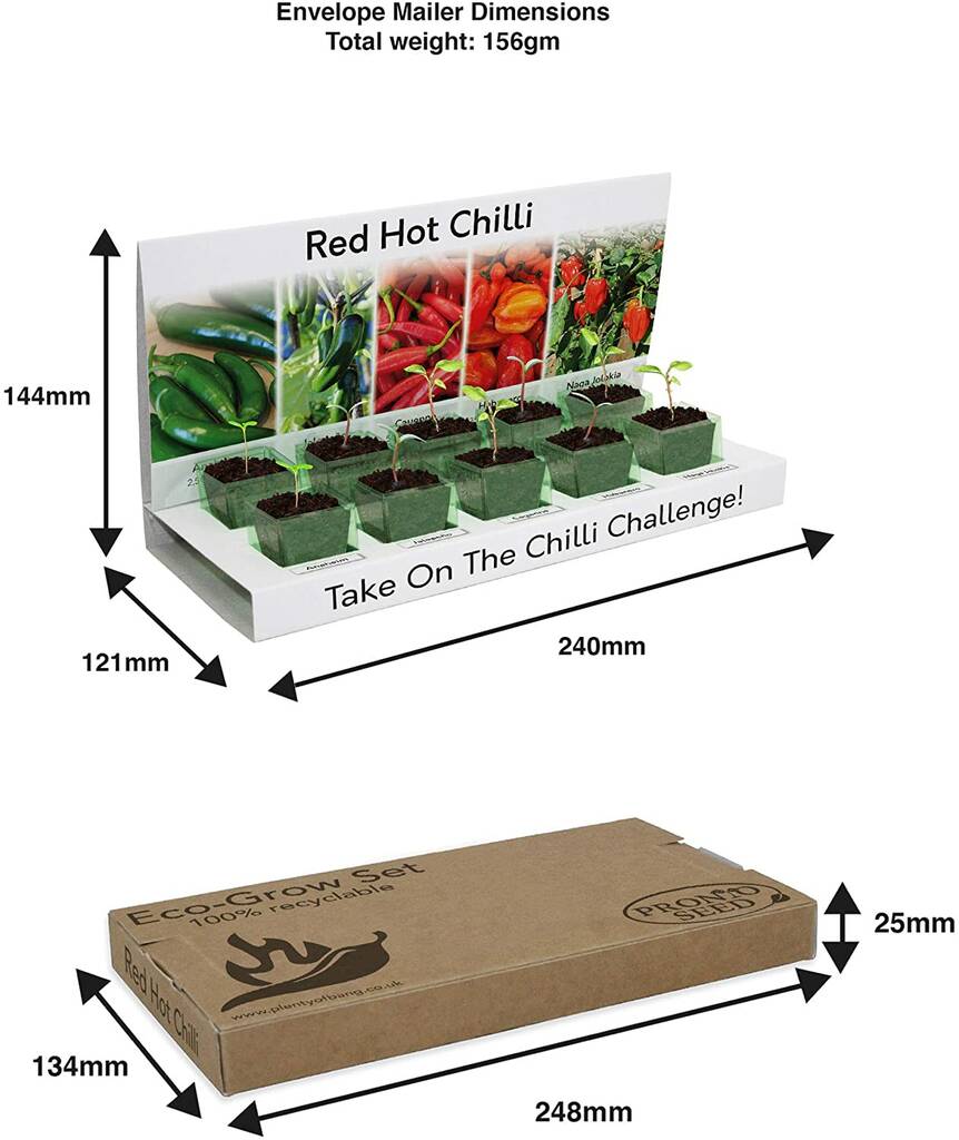 Red Hot Chilli Grow Kit By Air Armor