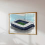 King Power Stadium Leicester Football Art Print, thumbnail 1 of 3