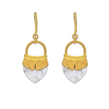 Spirit Of Harmony Earrings Gold, 2 of 9