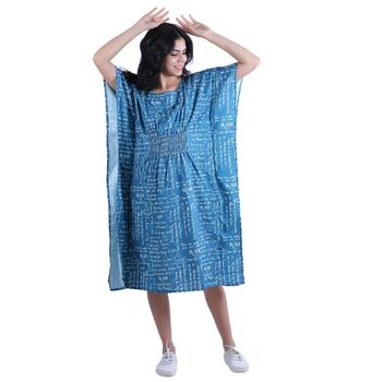 Thoughts Charcoal Blue Gia Kaftan, 3 of 3