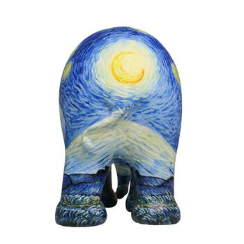 Starry Night Limited Hand Decorated Elephant Statue, 4 of 10