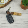 Personalised Wooden Coordinate Location Keyring, thumbnail 3 of 7