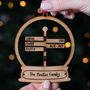 Personalised Family Christmas Signpost Bauble, thumbnail 1 of 5