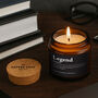 Brown Jar Candle • “Legend” • Scented Jar Candle • Gift For Him • Special Dad • Novelty Candle • Humor Candle, thumbnail 1 of 2