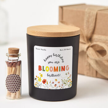 Blooming Brilliant Birthday Candle Gift For Her, 3 of 6