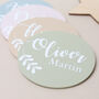 Personalised Baby Name Announcement Disc, thumbnail 8 of 10