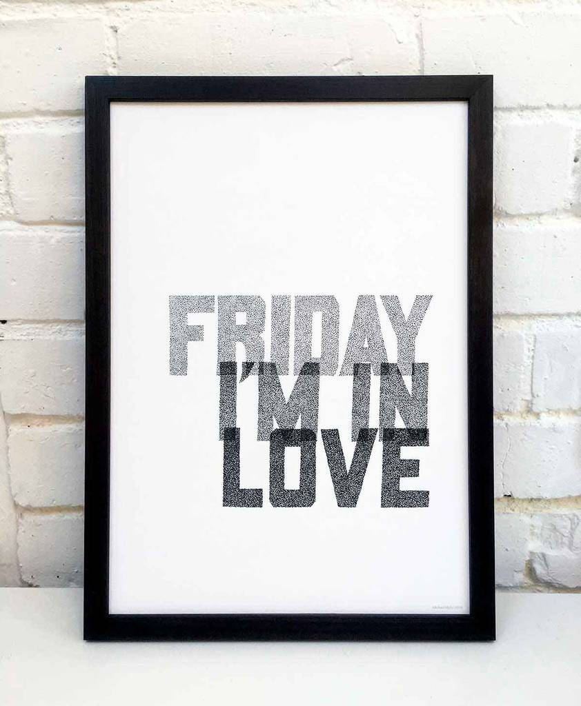 Friday i m in love the cure. Постер Prints. The Cure Friday i'm in Love. Friday i'm in Love Lyrics.