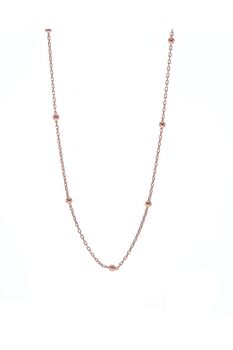Satellite Beaded Chain Necklace Sterling Silver, 4 of 11