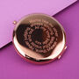 Personalised Mother's Rose Gold Compact Mirror, thumbnail 2 of 7