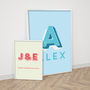 Personalised Carnival Letters Print, thumbnail 1 of 4