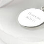 St. Christopher Personalised Keyring Sterling Silver, thumbnail 3 of 6