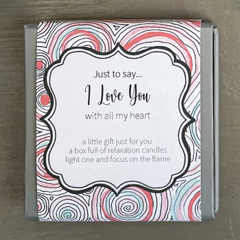 Just To Say 'I Love You' Candles, 2 of 8